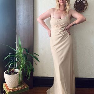 Sparkly Spaghetti Strap Formal Dress